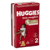 Huggies Little Snugglers Kimberly Clark 49697-Huggies Little Snugglers Diaper, Size 2, Baby Diapers (PK/29)