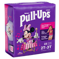 Pull-Ups Kimberly Clark 51335-Pull-Ups Learning Designs for Girls Training Pants, 2T to 3T, Overnight & Training Pants (PK/23)