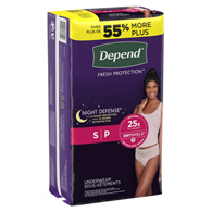Depend Night Defense Kimberly Clark 51701-Depend Night Defense Absorbent Underwear, Small, Underwear (PK/16)