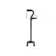Adjustable and Foldable Walking Cane, 300-lb Capacity, Black - KingPavonini