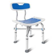 KingPavonini Heavy-Duty Shower Chair, 550-lb Capacity, Height Adjustable, Armless or with Arms