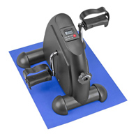 DMI Mini Bike Exerciser Mabis Healthcare 660-2003-0200-DMI Mini Exercise Bike Fitness Mini Cycle with Mat, Lower Body (EA/1)