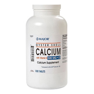 Major Major Pharmaceuticals 00904546092-Major Calcium/Vitamin D Joint Health Supplement, Calcium Supplements (BT/150)