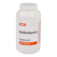 Major Pharmaceuticals 80681002000-Multivitamin Supplement Tablet 1,000 per Bottle, Nonprescription Vitamins & Minerals (BT/1000)