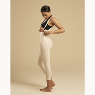 Marena FBM Mid-Calf-Length Girdle-Padded Zippers & Suspenders-2XS-BGE