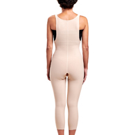 Marena FBM Stage 2 Mid-Calf-Length Zipperless Girdle w/ Suspenders-Lge-Blk