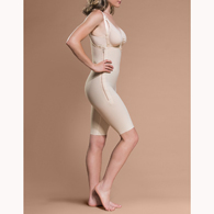 Marena FBS Short-Length Girdle-Padded Zippers & Suspenders-Small-BLK