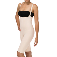 Marena FBS Stage 2 Short-Length Zipperless Girdle w/ Suspenders-Small-Blk