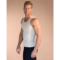 Marena Recovery MV Mens Surgical Vest-Large-Black