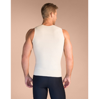 Marena Recovery MV Mens Surgical Vest-Medium-Black