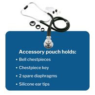 McKesson 01-640BKMCE-McKesson Sprague Rappaport Stethoscope, Binaural Stethoscopes