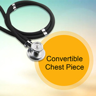 McKesson 01-641BKGM Lumeon Sprague-Rappaport Stethoscope, Binaural Stethoscopes (EA/1)