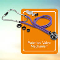 McKesson 01-641LVGM Lumeon Sprague-Rappaport Stethoscope, Binaural Stethoscopes (EA/1)