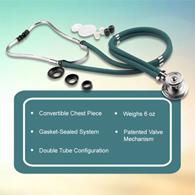 McKesson 01-641TLGM Lumeon Sprague-Rappaport Stethoscope, Binaural Stethoscopes (EA/1)