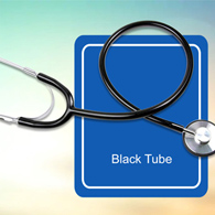 McKesson 01-660BKGM-McKesson Classic Stethoscope, Black Tubing, Stethoscopes