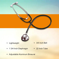 McKesson 01-670TLGM-McKesson Classic Dual Head Stethoscope, Teal, Stethoscopes