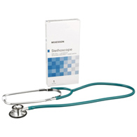 McKesson 01-670TLGM-McKesson Classic Dual Head Stethoscope, Teal, Stethoscopes