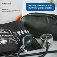 McKesson 01-700-11ABKGM Lumeon Aneroid Sphygmomanometer, Blood Pressure Units (BX/1)