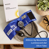 McKesson 01-720-10SARBGM Lumeon 2 Aneroid Sphygmomanometer with Cuff, Pocket-Size (BX/1)
