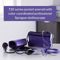 McKesson McKesson 01-768-641-11AVGM Lumeon Aneroid Sphygmomanometer/Sprague Kit, Cuff & Stethoscope Sets (CS/10)