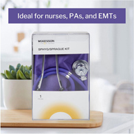 McKesson McKesson 01-768-641-11AVGM Lumeon Aneroid Sphygmomanometer/Sprague Kit, Cuff & Stethoscope Sets (CS/10)