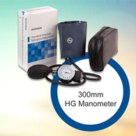 McKesson McKesson 01-775-10SANGM Aneroid Sphygmomanometer with Cuff, 2-Tube, Pocket-Size, Handheld (CS/20)