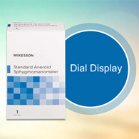McKesson McKesson 01-775-12XNGM Aneroid Sphygmomanometer with Cuff, 2-Tube, Pocket-Size, Handheld, Adult (CS/20)