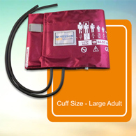 McKesson 01-845-12XBD-2GM Lumeon Blood Pressure Cuff, 2-Tube Bladder (BX/1)