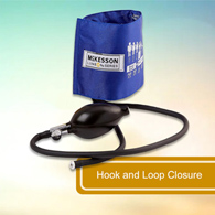 McKesson 01-865-10SARBGM Lumeon Blood Pressure Bulb & Cuff, Child Arm, Small, 19-27 cm (CS/15)