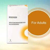 McKesson 01-865-11ABKGM Lumeon Blood Pressure Bulb & Cuff, Nylon, Medium Cuff, Black (BX/1)
