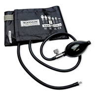McKesson 01-865-11ABKGM Lumeon Blood Pressure Bulb & Cuff, Nylon, Medium Cuff, Black (BX/1)