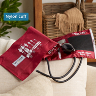 McKesson 01-865-12XBDGM Lumeon Blood Pressure Cuff & Bulb, Nylon, Large Cuff, Burgundy (BX/1)