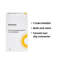 McKesson 01-865-12XBDGM Lumeon Blood Pressure Cuff & Bulb, Nylon, Large Cuff, Burgundy (BX/1)