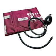 McKesson 01-865-12XBDGM Lumeon Blood Pressure Cuff & Bulb, Nylon, Large Cuff, Burgundy (BX/1)