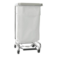 McKesson 03-159200-Hamper Stand McKesson Infectious Waste Rectangular Opening 30 to 33 gal Capacity ft Pedal (EA/1)
