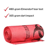 McKesson 03-4541-Ultra-TUFF Infectious Waste Bag, 30-33 gal (CS/250)