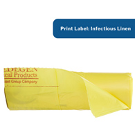 McKesson 03-4707 Biohazard Laundry Bags, 1.2 mil (CS/250)