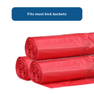 McKesson 03-5002-McKesson Kick Bucket Liner, Biohazard Bags (CS) - McKesson Kick Bucket Liner