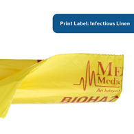 McKesson 03-5145-SURE-SEAL Chemotherapy Linen Bag, 40-45 gal (CS/100)