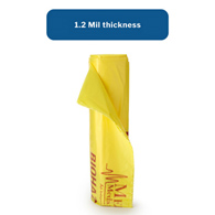 McKesson 03-5145-SURE-SEAL Chemotherapy Linen Bag, 40-45 gal (CS/100)