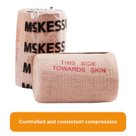 McKesson 053-McKesson Hook & Loop Closure Elastic Bandage, 3 Inch x 5 Yard, Compression Bandage (CS)