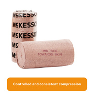 McKesson 056 Hook & Loop Closure Elastic Bandage, 6 in x 5 yd (BX/10)