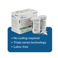 McKesson TRUE METRIX McKesson 06-R3051-41 TRUE METRIX Blood Glucose Test Strips, Glucose Meter Test Strips (CS/1200)