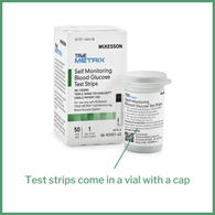 McKesson TRUE METRIX McKesson 06-R3051-45 TRUE METRIX Blood Glucose Test Strips, Glucose Meter Test Strips (CS/1200)