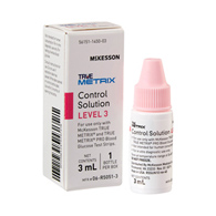 McKesson TRUE METRIX McKesson 06-R5051-3 TRUE METRIX Glucose Control Solution, 3 mL, Glucose Meter Controls (CS/24)