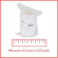 McKesson 09227 Tan Wool/Rayon Adhesive Orthopedic Felt Roll, 6 in x 2-1/2 yd, Ankle Braces & ft (RL/1)