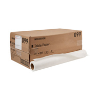 McKesson 099-McKesson Smooth Table Paper, 21 Inch x 200 Foot, White, Table Paper (CS)