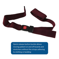 McKesson 11172MAM-McKesson Backboard/Stretcher Strap, 7 Foot Long, Transfer Boards
