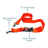 McKesson 11252ORM-McKesson Speed Clip Strap, Ambulatory Accessories (CS) - McKesson Speed Clip Strap