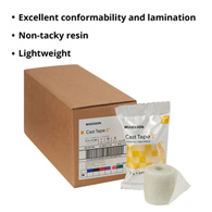 McKesson 115-2-McKesson White Cast Tape, 2 Inch x 4 Yard, Cast & Splint Bandages & Tapes (BX)